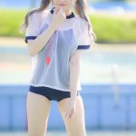 【写真特集】椛はるか、スクール水着×スケスケ体操着で気分は水泳部マネージャー！＜近代麻雀水着祭2022＞