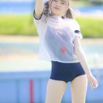 【写真特集】椛はるか、スクール水着×スケスケ体操着で気分は水泳部マネージャー！＜近代麻雀水着祭2022＞