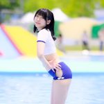 【写真特集】こはる、体操着風コスチュームでくびれボディ披露！＜近代麻雀水着祭2022＞