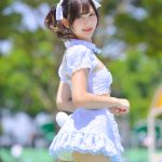 【写真特集 11枚】藤本南（dela）、激甘ガーリーなウェイトレス風衣装にドキドキ！＜近代麻雀水着祭2022＞