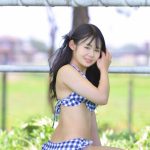 【写真 6枚】東條明日華（赤ちょこ）、美背中見せのバックショットでS字ライン披露＜近代麻雀水着祭2022＞