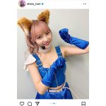 NMB48・堀詩音、「きつねダンス」コスチュームで美デコルテ披露「むちむちきつねさんは嫌いですか？」