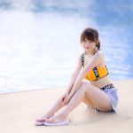 【写真特集 17枚】広山楓（notall）、スポーティなお腹見せコーデで届ける健康美ボディ＜近代麻雀水着祭2022＞