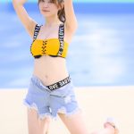 【写真特集 17枚】広山楓（notall）、スポーティなお腹見せコーデで届ける健康美ボディ＜近代麻雀水着祭2022＞