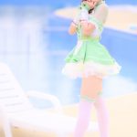 【写真特集 30枚】広山楓（notall）、ミニのメイド服で魅せる絶対領域とヘルシーボディ！＜近代麻雀水着祭2022＞