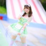 【写真特集 30枚】広山楓（notall）、ミニのメイド服で魅せる絶対領域とヘルシーボディ！＜近代麻雀水着祭2022＞