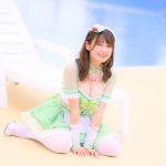 【写真特集 30枚】広山楓（notall）、ミニのメイド服で魅せる絶対領域とヘルシーボディ！＜近代麻雀水着祭2022＞