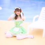 【写真特集 30枚】広山楓（notall）、ミニのメイド服で魅せる絶対領域とヘルシーボディ！＜近代麻雀水着祭2022＞