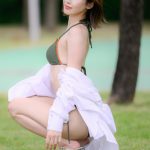 【写真特集】レースクイーン・益田アンナ、彼シャツ脱いで美麗スタイルあらわに！＜近代麻雀水着祭2022＞