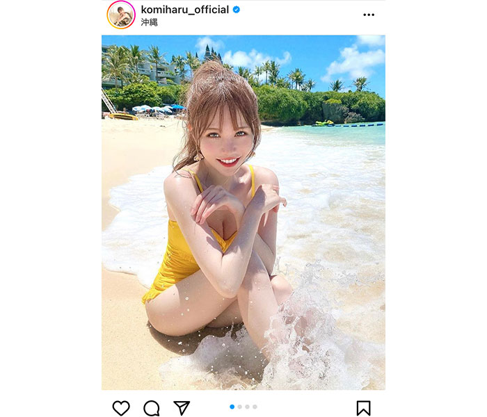 AKB48・込山榛香、ビーチに舞い降りた天使級のビキニショットに歓喜の声！「とても幸せな気分になりました」