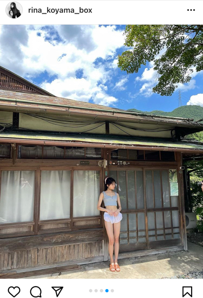 小山璃奈、古民家で魅せる圧倒的な脚線美に釘付け！