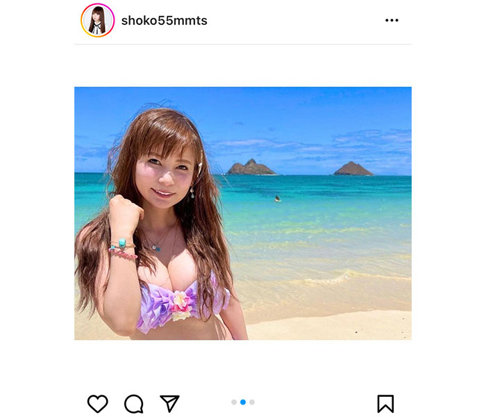 中川翔子、初めての夏休みでハワイ満喫！「天国みたい！なにもかも癒されたよ！」