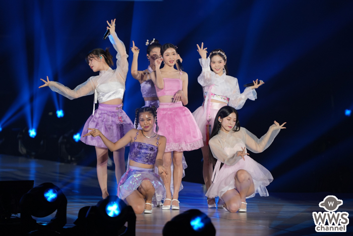 OH MY GIRL、彩り豊かなドレスコーデで「関コレ」に登場！＜EXIA Presents KANSAI COLLECTION 2022 A/W＞