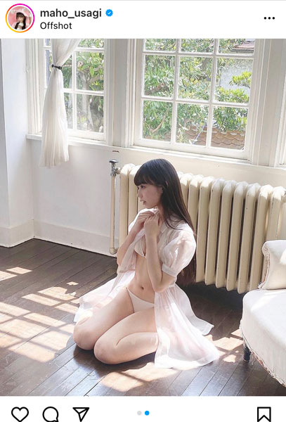 AKB48・大盛真歩、透明感にうっとりな「セクカワ」ボディに歓喜の声ぞくぞく！「女神」「爽やか可愛い」