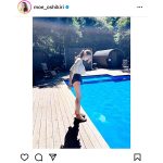 押切もえ、水着姿で美麗なスタイルと脚線美を披露！