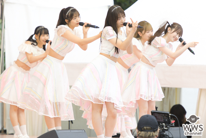 Peel the Apple、「TIF2022」で爽やかさに込めた熱量いっぱいのステージを届ける！＜TOKYO IDOL FESTIVAL 2022 supported by にしたんクリニック＞