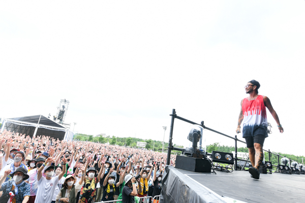 【ライブレポート】ORANGE RANGEが世代ど真ん中の神セトリでフェスへの思いをぶつける＜ROCK IN JAPAN FESTIVAL 2022＞