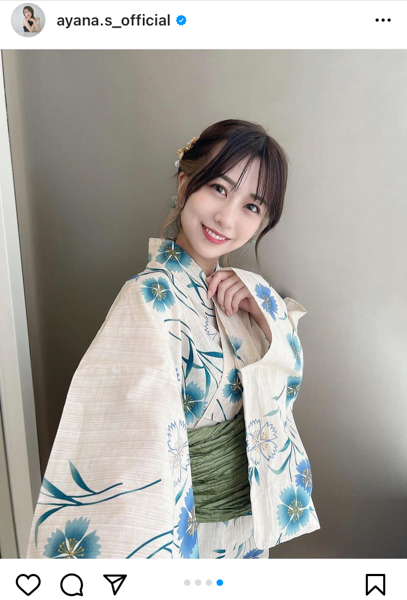 AKB48・篠崎彩奈、大人な浴衣姿にファンうっとり「究極の和の美です！」