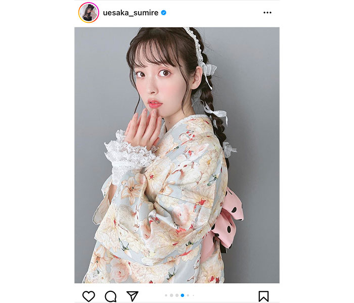 上坂すみれ、麗しの浴衣姿をお届け