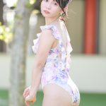 【写真特集】雪村花鈴、夕日を浴びたバツグン透明美ボディで魅了！＜近代麻雀水着祭2022＞