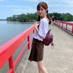 松川星、ツインテールにTシャツ&ミニスカのカジュアル私服でピースショット公開！