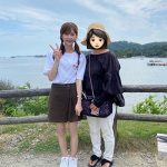 松川星、ツインテールにTシャツ&ミニスカのカジュアル私服でピースショット公開！