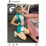 レースクイーン・ななえなな、肌見せへそ出し衣装で太ももあらわなショット公開！