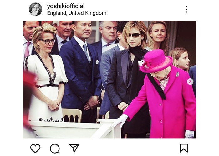 X JAPAN・YOSHIKI、エリザベス女王とのハプニングを振り返り追悼