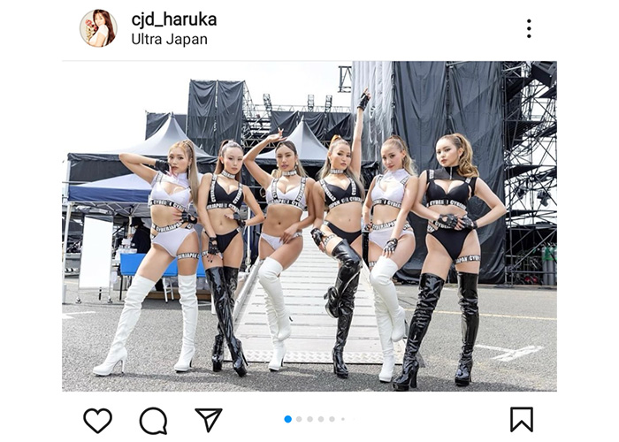 サイバージャパンダンサーズ・HARUKA、肌見せセクシーなハイレグ衣装で「ULTRA JAPAN 2022」に参戦！