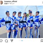 レースクイーン・広瀬晏夕、浴衣風ミニスカコスチュームでPacific Fairiesの集合ショットを公開！