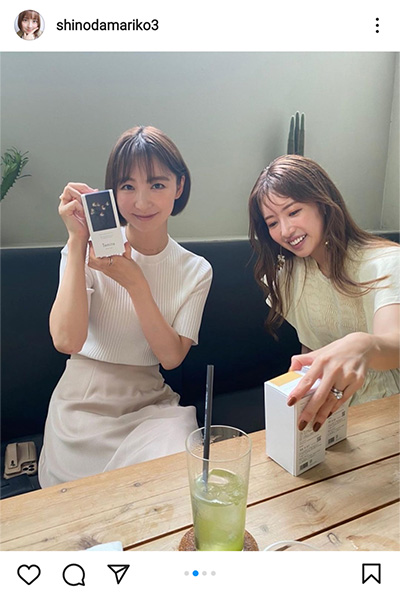 篠田麻里子、くみっきー・野上ゆう子と3ショット公開！「皆さんキレイでうっとりします」「素敵な3人ですね」