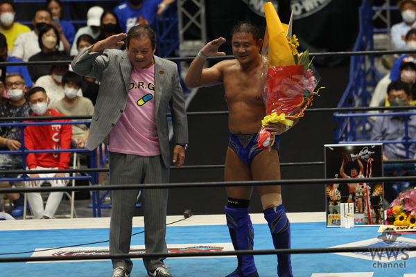 新日本プロレス・永田裕志、地元東金のデビュー30周年記念大会で思いを語る！ 「中身の濃い30年でした。」サプライズで藤波辰爾が登場