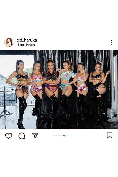 サイバージャパンダンサーズ・HARUKA、肌見せセクシーなハイレグ衣装で「ULTRA JAPAN 2022」に参戦！