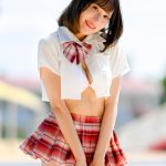 【写真特集】恋星める、フェチ心くすぐる超ミニの制服から水着チラ見せ！＜近代麻雀水着祭2022＞