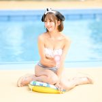 【写真特集】安藤笑（Ange☆Reve）、シャボン玉まみれのヘルシーボディを披露！＜近代麻雀水着祭2022＞