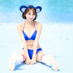 【写真特集】安藤笑（Ange☆Reve）、ドラゴンズブルーがまぶしいドアラコスチュームで地元愛炸裂！＜近代麻雀水着祭2022＞