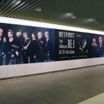 BE:FIRST、全国5都市に『BE:1』特大ビジュアルが登場