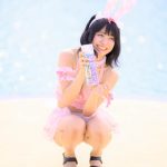 【写真特集】那波茉奈（仮面女子候補生）、笑顔と透け感水着のギャップがたまらないバニー姿で釘付け！＜近代麻雀水着祭2022＞