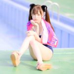 【写真特集】宮坂杏（【eN】）、スクール水着で魅せる脚線美に注目！＜近代麻雀水着祭2022＞