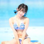 【写真特集】椿あい子（CALL MY NAME）、ドット柄ビキニで魅せる透明美ボディにうっとり！＜近代麻雀水着祭2022＞