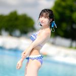 【写真特集】椿あい子（CALL MY NAME）、ドット柄ビキニで魅せる透明美ボディにうっとり！＜近代麻雀水着祭2022＞