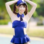 【写真特集】山岸奈津美（虹色の飛行少女）、肌見せポリス衣装で圧巻の脚線美見せつけ！＜近代麻雀水着祭2022＞