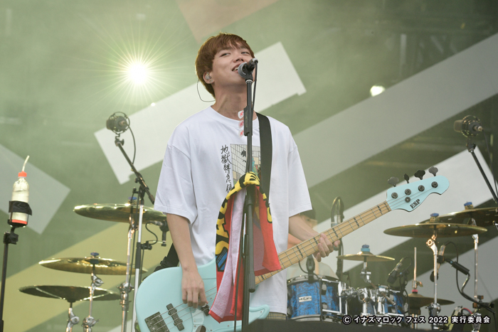 04 Limited Sazabys「このイナズマロック フェスがホーム」、西川貴教への感謝をステージから送る＜イナズマロック フェス 2022＞