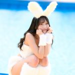 【写真特集】神谷じゅりな、キュートな白ウサギに変身し視線を釘付け！＜近代麻雀水着祭2022＞