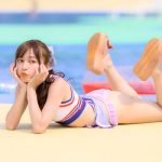 【写真特集】宮坂杏（【eN】）、セクシーなチアガール衣装で美脚披露！＜近代麻雀水着祭2022＞