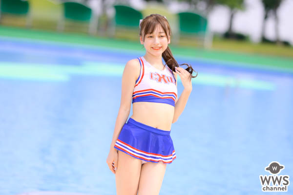 【写真特集】宮坂杏（【eN】）、セクシーなチアガール衣装で美脚披露！＜近代麻雀水着祭2022＞