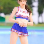 【写真特集】宮坂杏（【eN】）、セクシーなチアガール衣装で美脚披露！＜近代麻雀水着祭2022＞