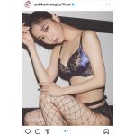 AKB48・柏木由紀、網タイツ×ランジェリー姿でオトナの色気全開
