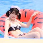 【写真特集】コスプレイヤー・水那しおね、えちえちメイド水着で濡れボディ披露＜近代麻雀水着祭2022＞