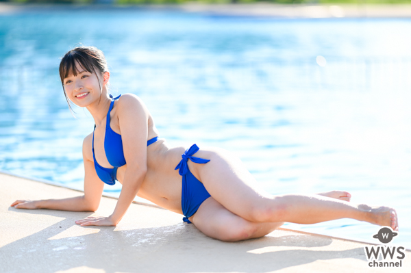 【写真特集】百川晴香（Bety）、プールで魅せる濡れボディと癒しの笑顔で釘付け！＜近代麻雀水着祭2022＞